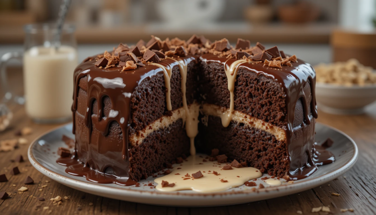 Chocolate Cake with Sweetened Condensed Milk