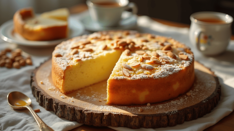 buttery almond cake